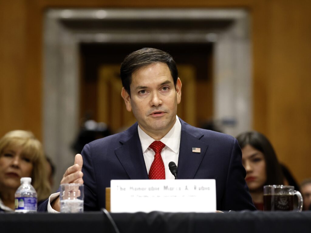 Marco Rubio, secretario de Trump