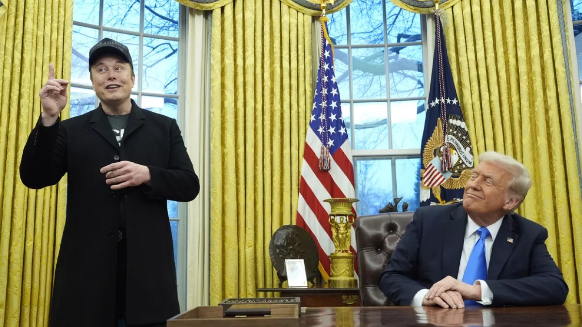 Musk y Trump en la oficina oval