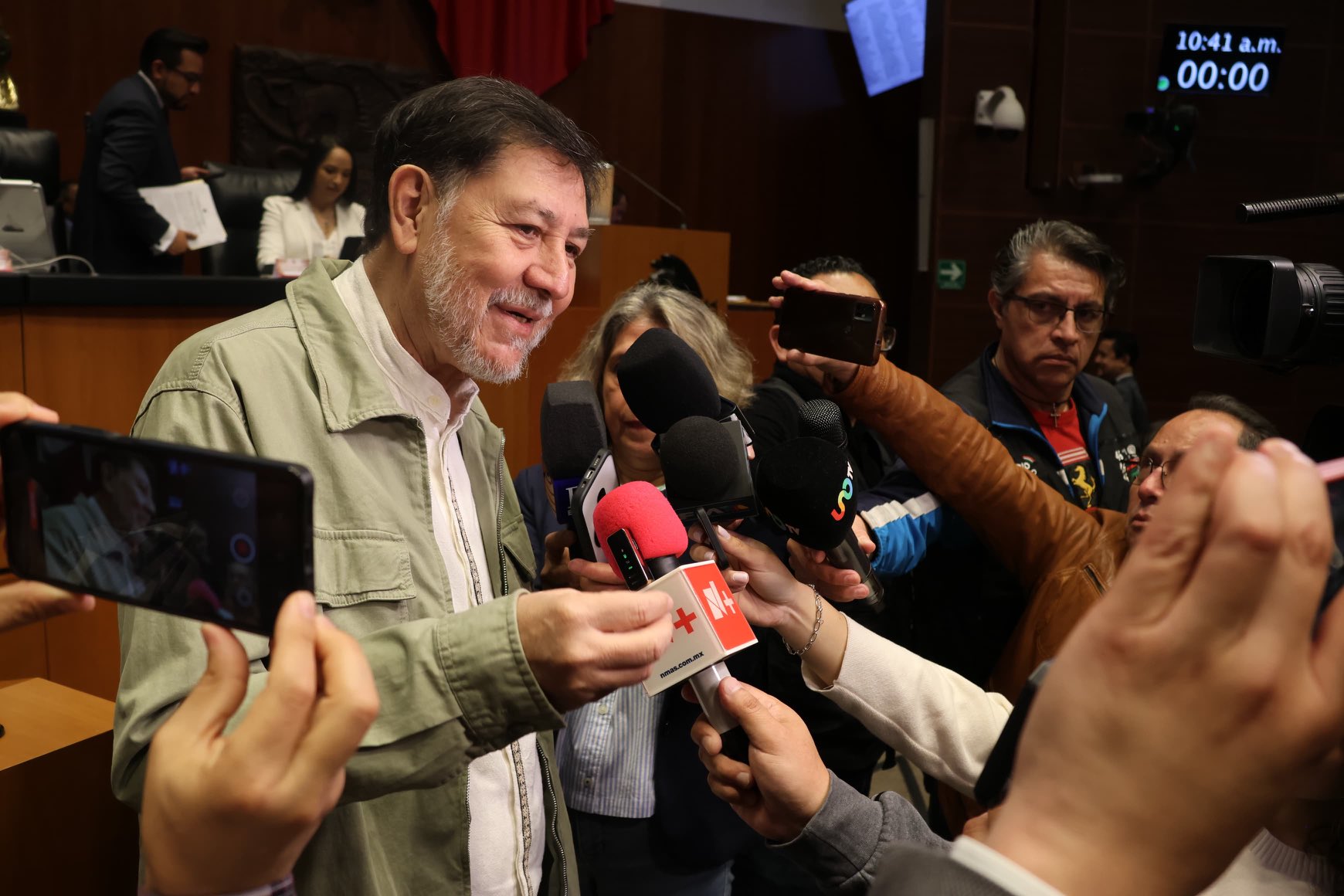 Noroña confirma afiliación a Morena