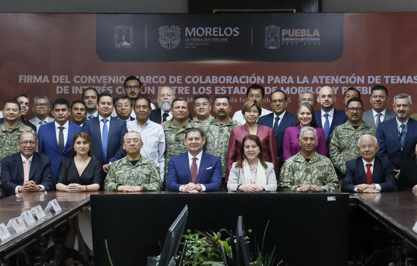 Puebla y Morelos firman convenio para reforzar la seguridad