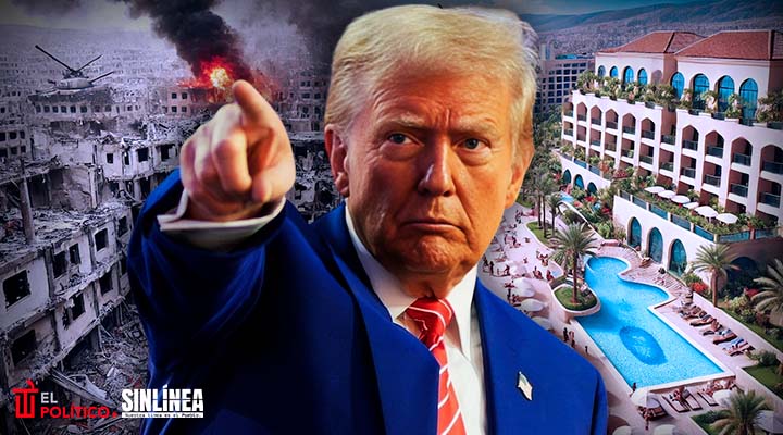 Trump revela su plan para convertir a Gaza en resort