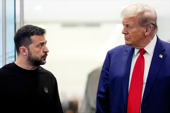 Trump y Zelenski en Ucrania