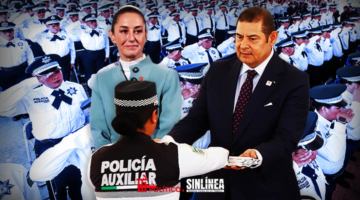 Armenta anuncia aumento salarial a policías auxiliares estatales
