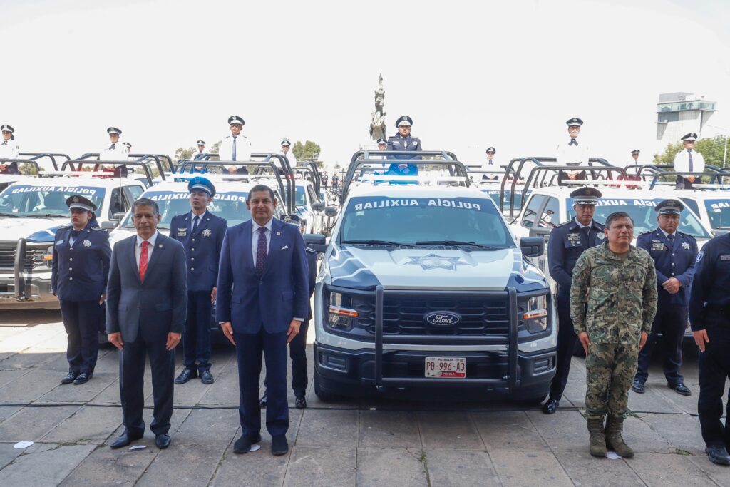 Armenta, evento con policías