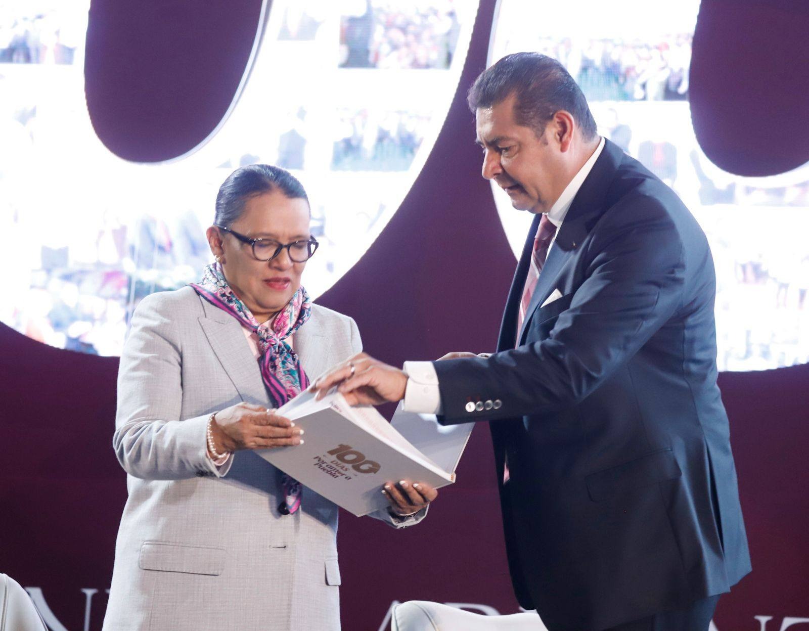 Armenta recibe respaldo del gobierno federal