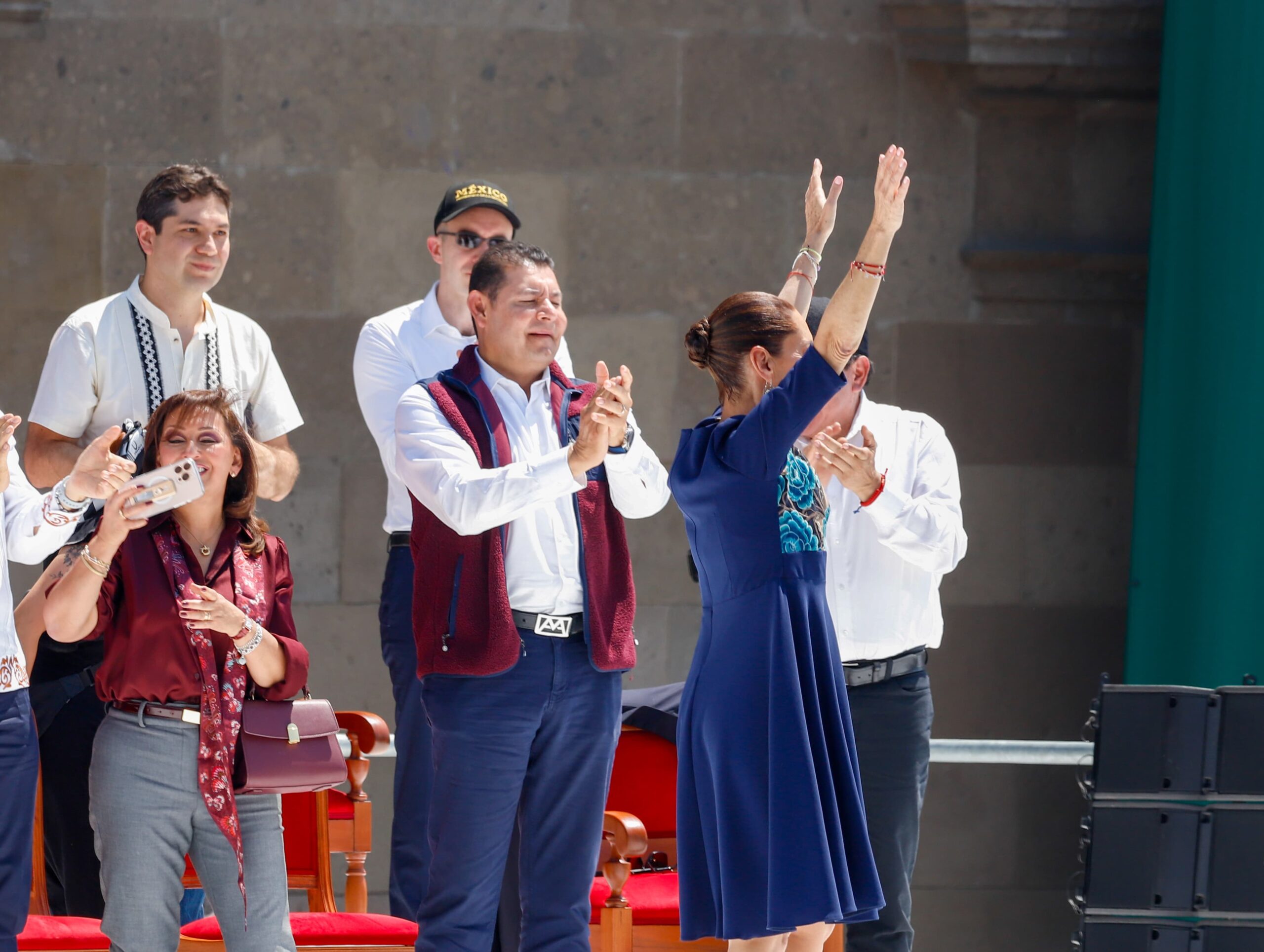 Armenta refrenda apoyo a Sheinbaum