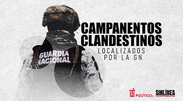 Los campamentos clandestinos localizados desde 2021