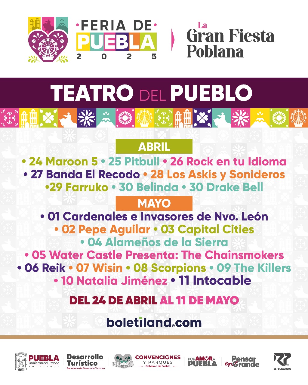 Cartel Feria de Puebla