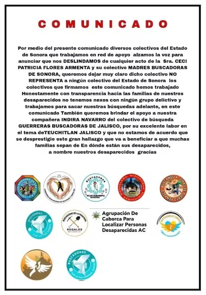 Colectivos contra Ceci Flores