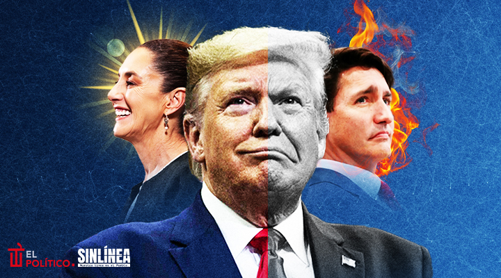 Así ha tratado Trump a Sheinbaum y Trudeau
