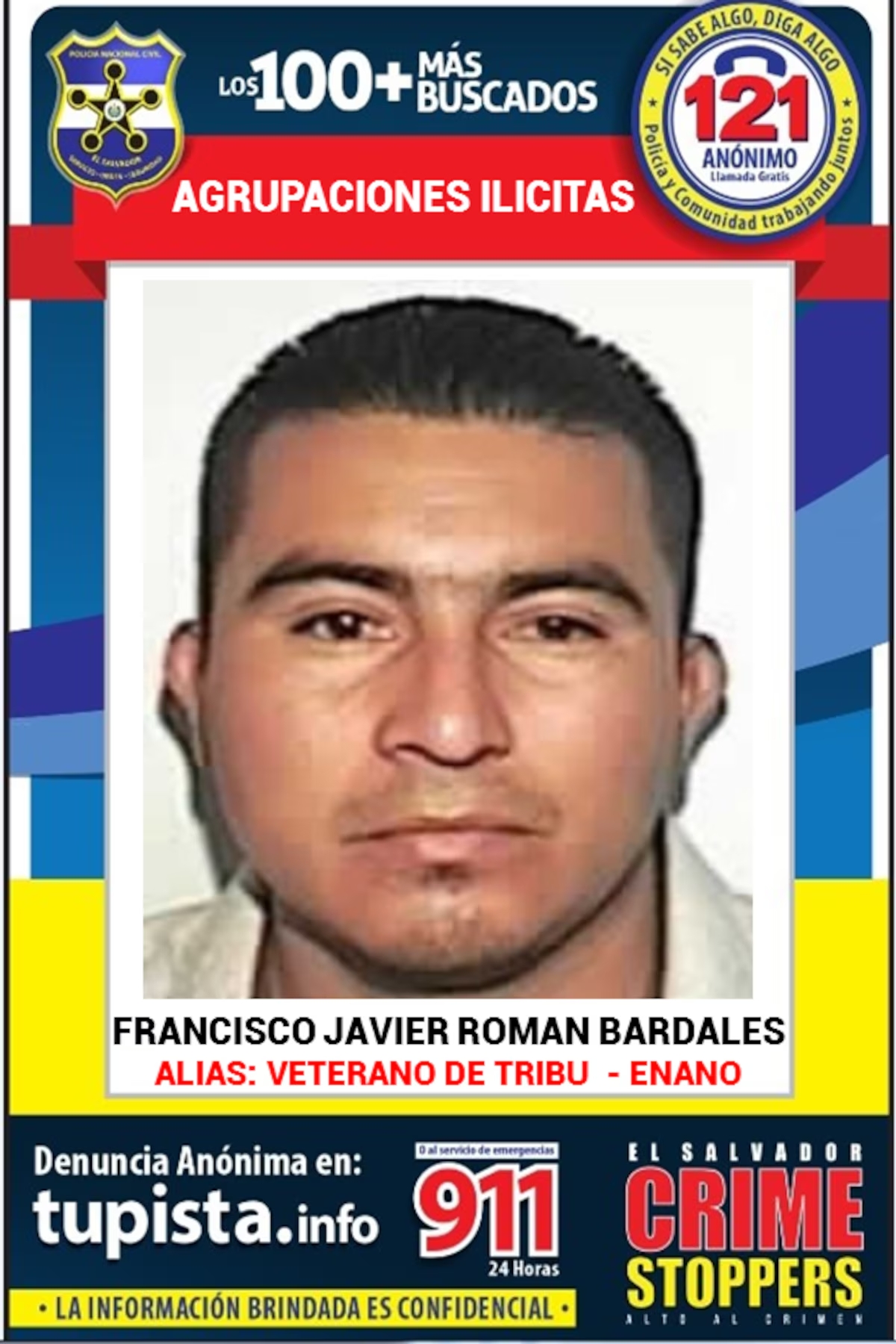 Detienen a El Veterano, líder mara buscado por el FBI