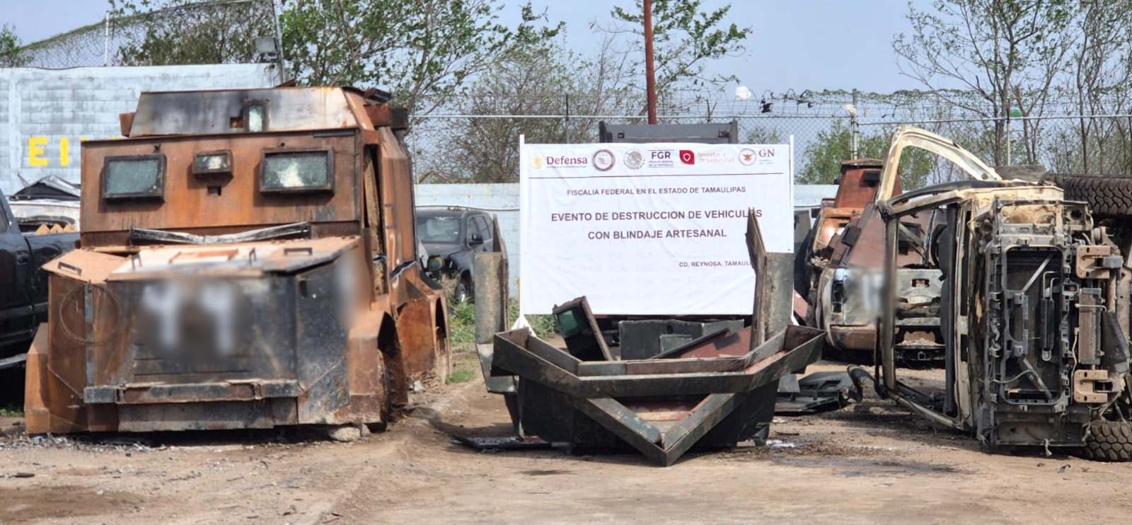 FGR destruye vehículos