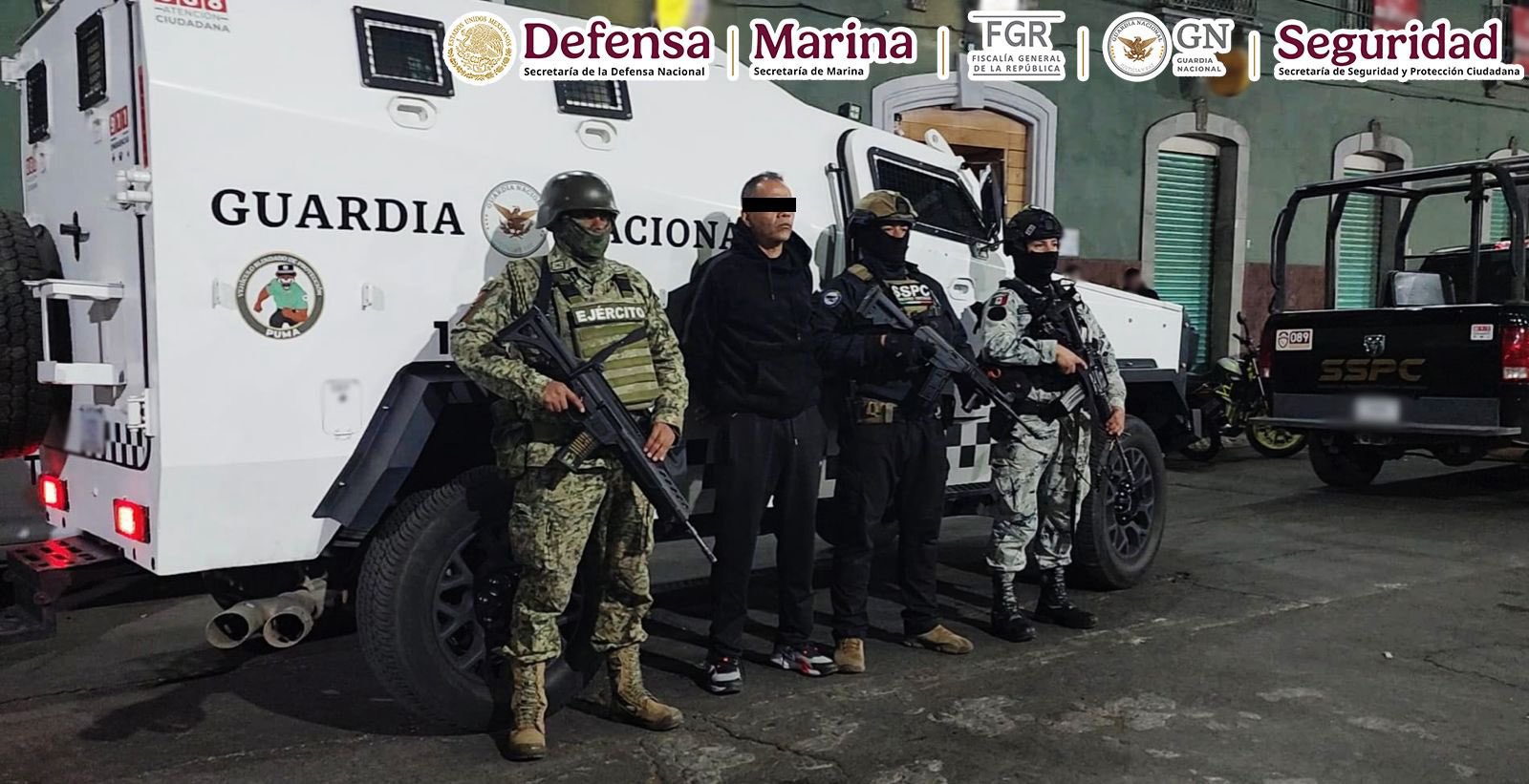 Harfuch informa sobre la detención de El Lastra