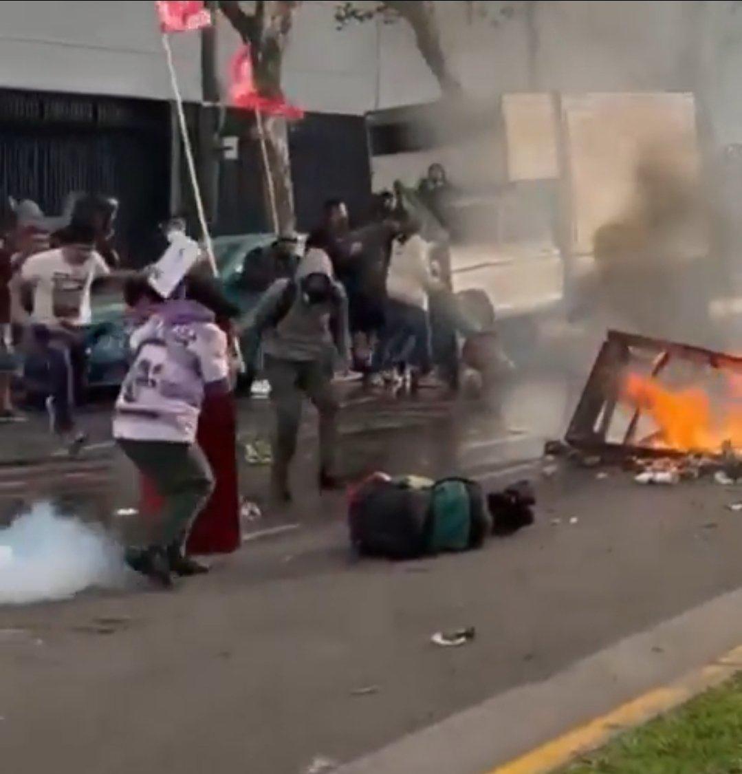 Milei reprime manifestaciones de jubilados