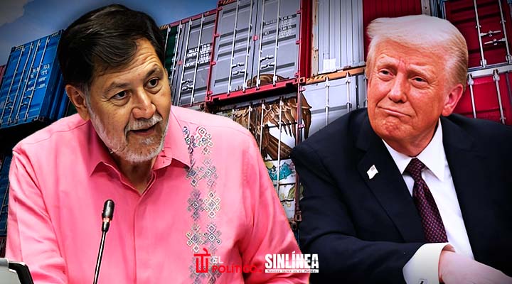 Noroña muestra respaldo a Sheinbaum y se lanza vs Trump