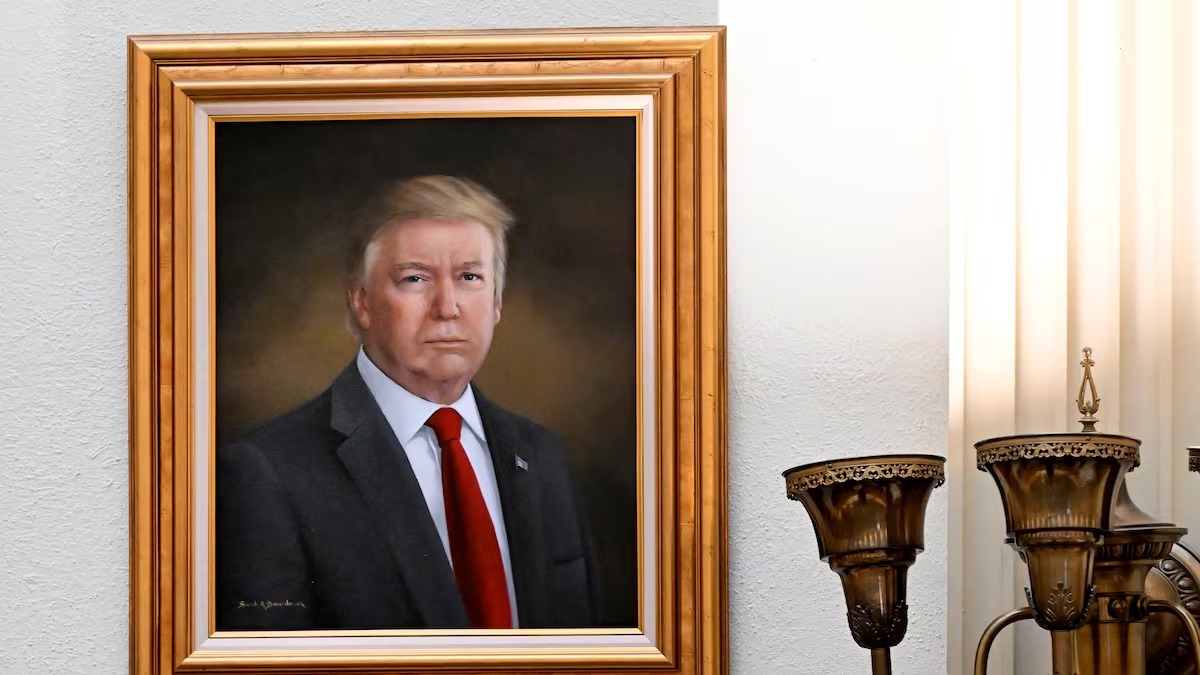 Pintura de Trump