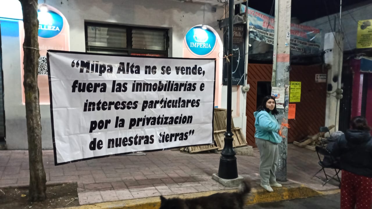 PJF desalojo en Milpa Alta