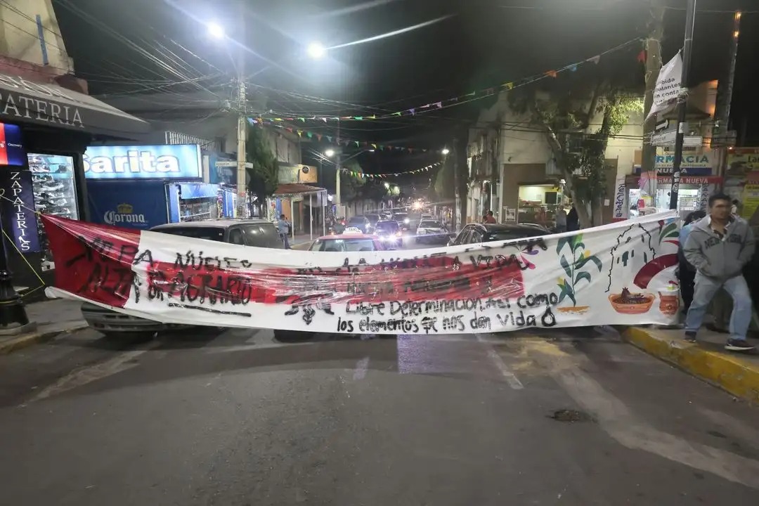 Pobladores de Milpa Alta evitan desalojo
