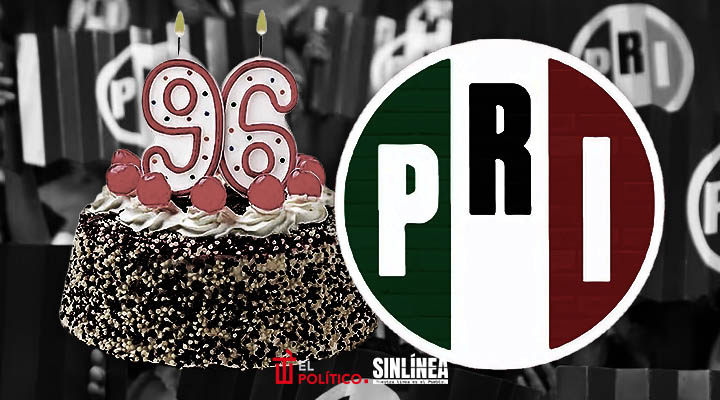 PRI cumplió 96 años; nadie lo recordó… está en caída libre