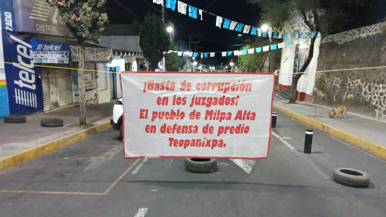 Resistencia de pobladores de Milpa Alta