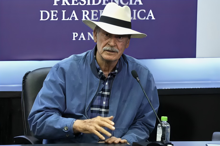 Vicente Fox critica mitín de Sheinbaum en el Zócalo
