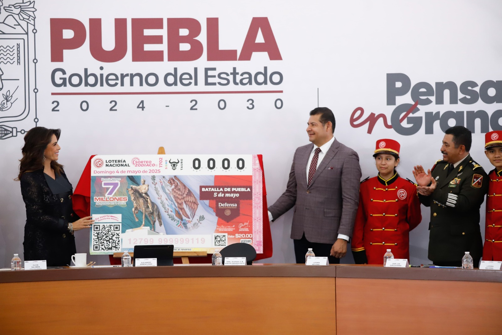 Billete en Puebla