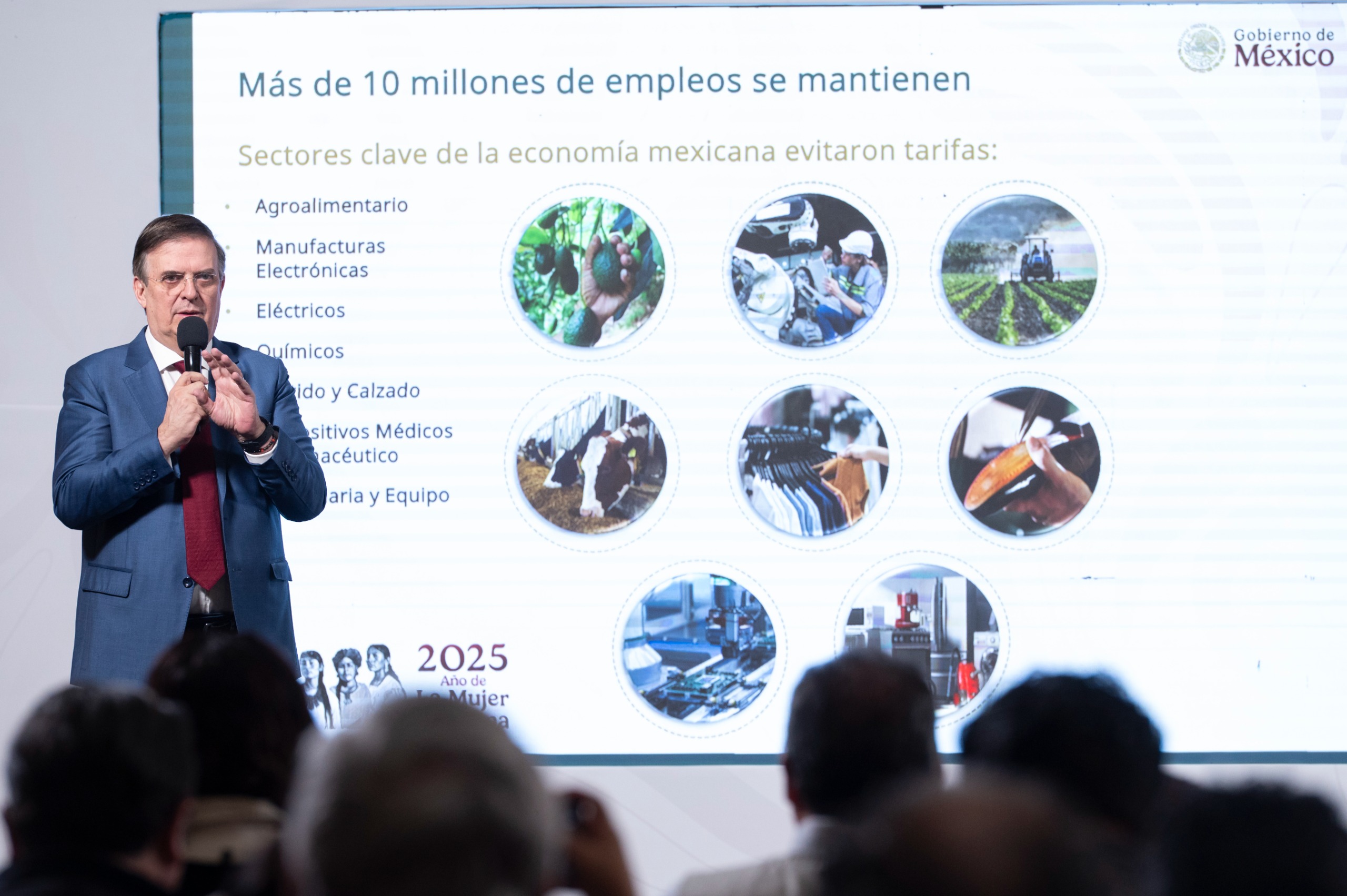 Ebrard detalla acuerdo arancelario