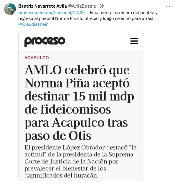 Es dinero del pueblo