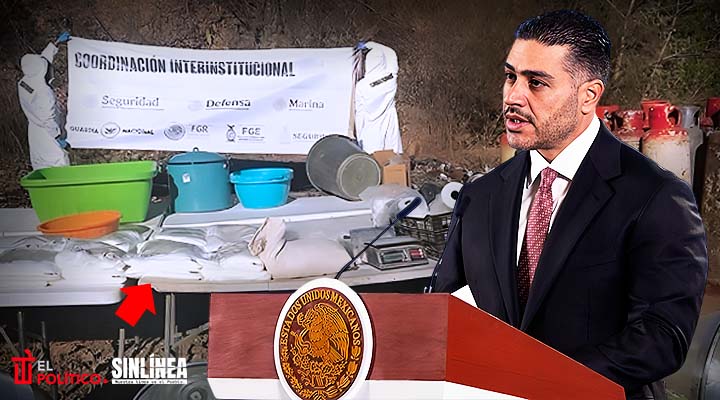 Harfuch destruye dos narcolaboratorios y decomisa 130 kilos de metanfetaminas en Durango