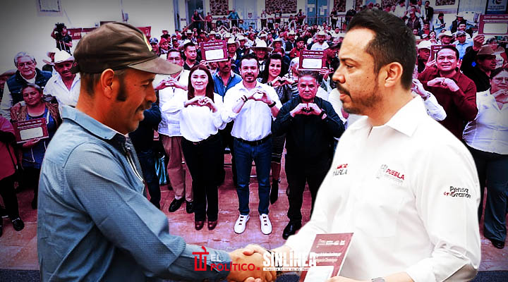 García Parra entrega apoyos a productores afectados por heladas en Puebla