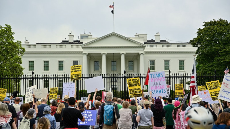 Manifestaciones contra políticas del gobierno de Trump