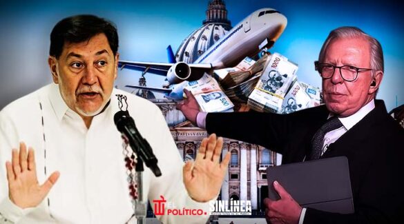 Noroña trolea a López-Dóriga por cobertura en el Vaticano