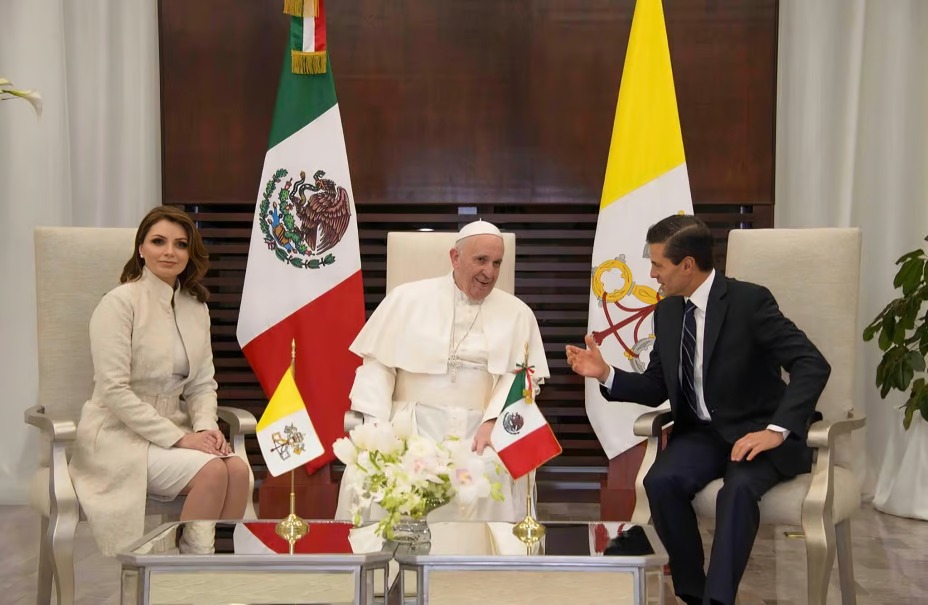Peña Nieto recuerda visita de papa Francisco a México