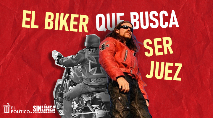 Jorge León: el "biker nazi" que busca ser juez
