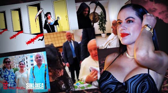 Sandra Cuevas y el papa Francisco