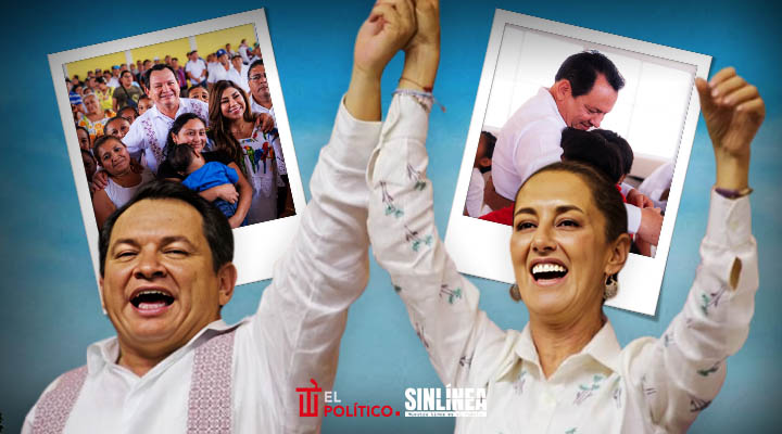 Sheinbaum respalda trabajo de Huacho Díaz en Yucatán