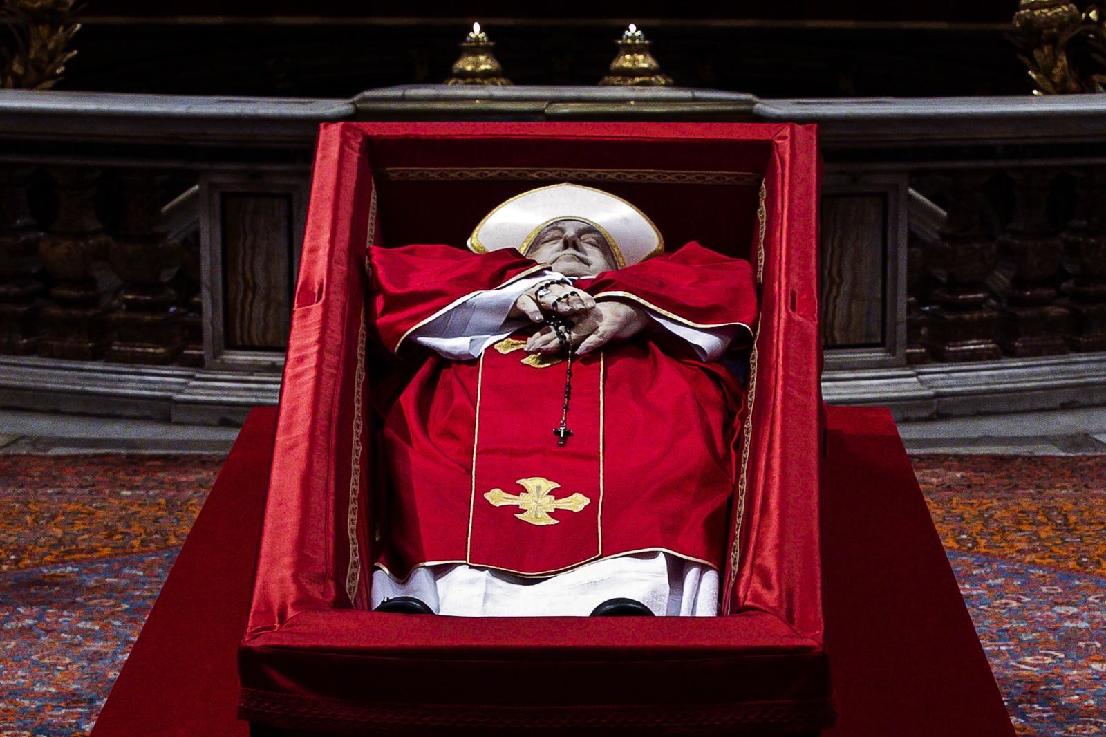 Símbolos del entierro del papa Francisco