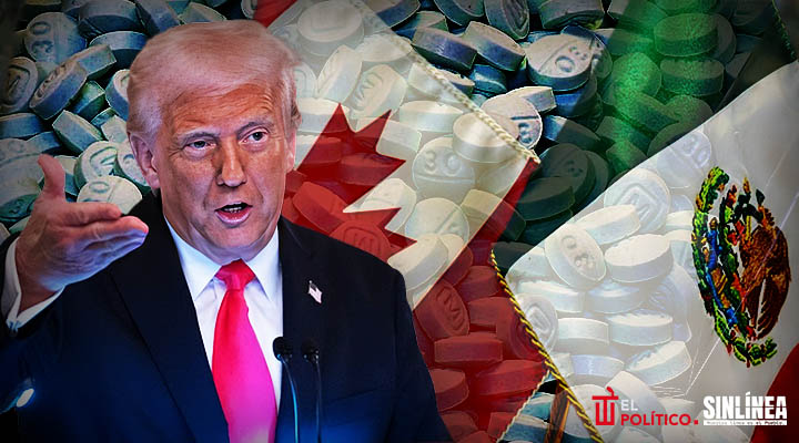 Trump dice que fentanilo sigue entrando