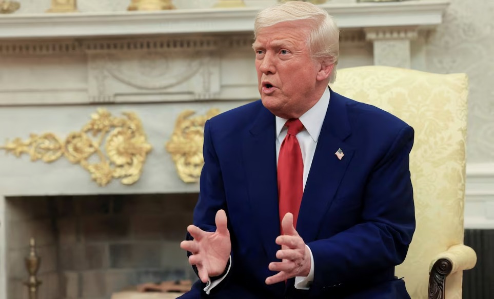 Trump dice lema es español