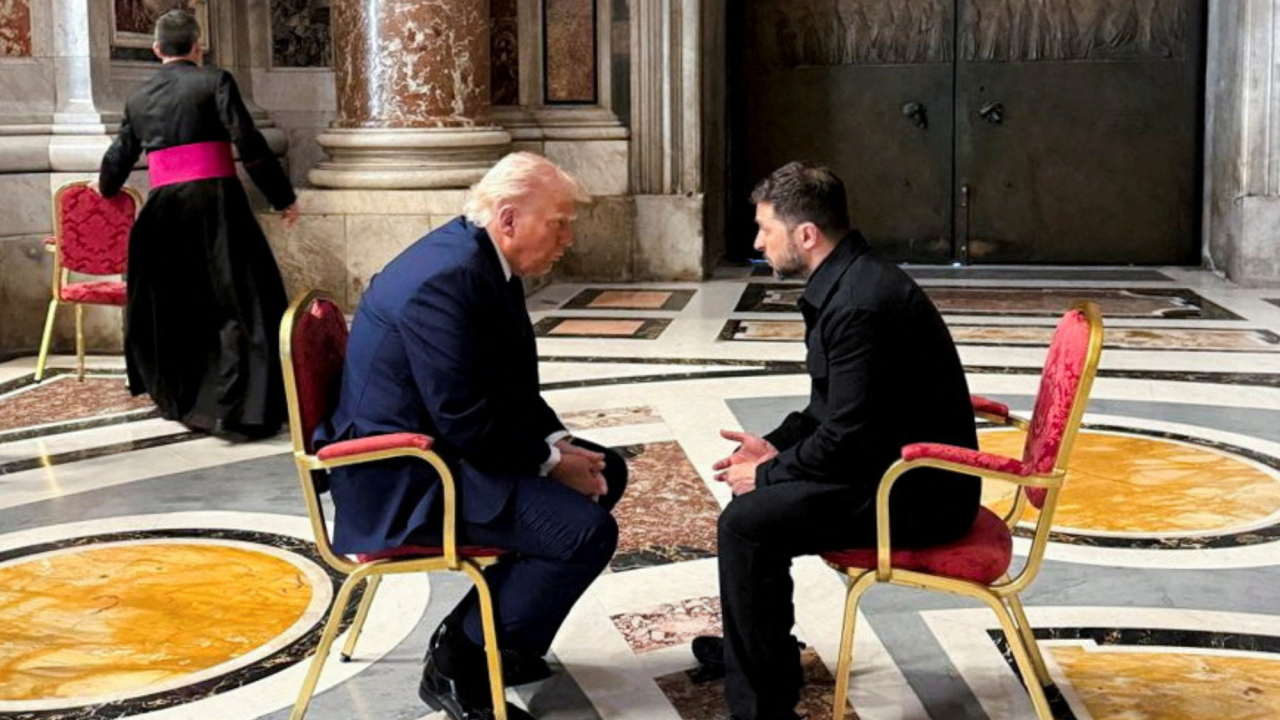 Reunión Trump-Zelenski en el Vaticano
