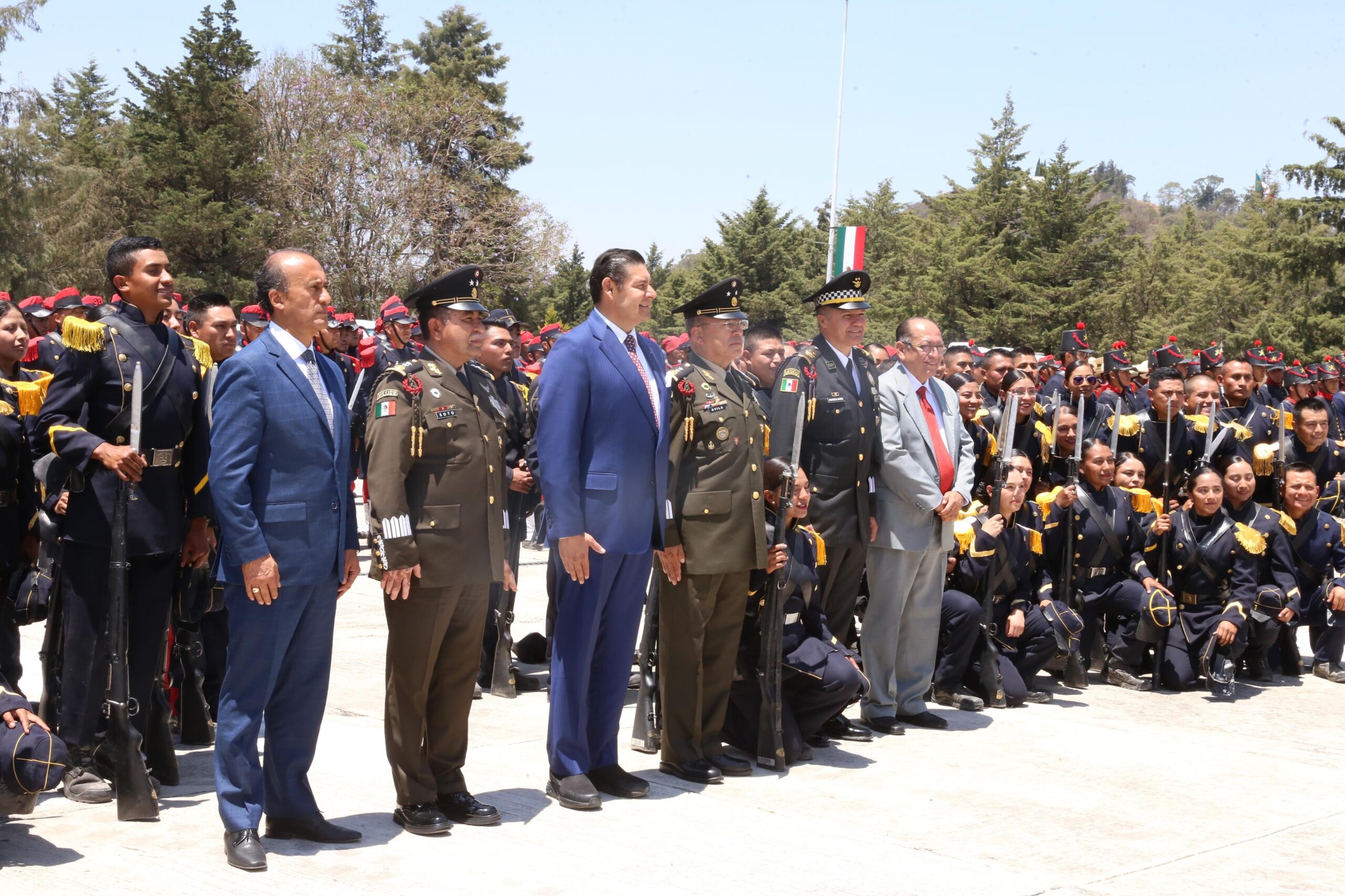 Realizan escenificación de la Batalla del 5 de Mayo