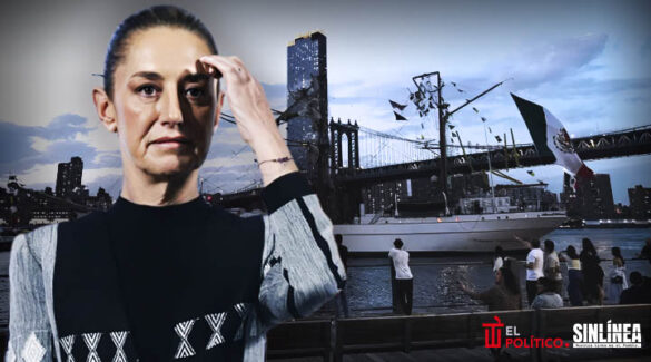 Choca Buque Cuauhtémoc en NY; Sheinbaum confirma dos muertos