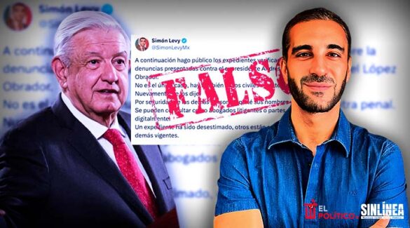 Desmienten a Simón Levy por denuncias contra AMLO