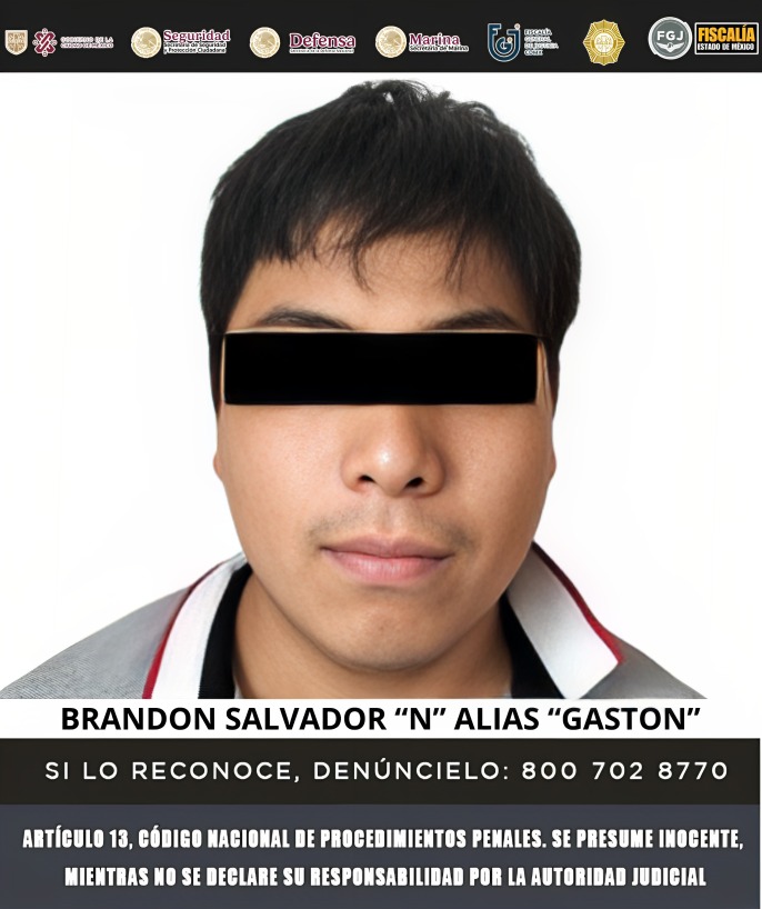 Detienen a BRANDON N