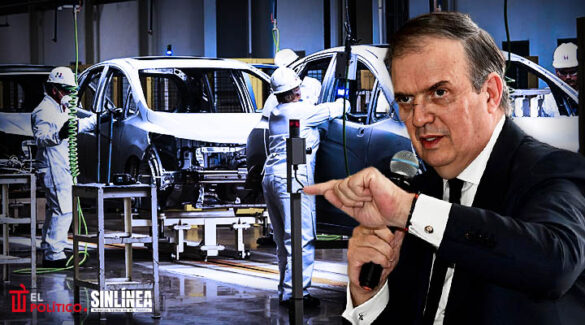 Ebrard anuncia reducción de aranceles a autos mexicanos
