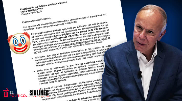 Embajada de EU niega partipación en México