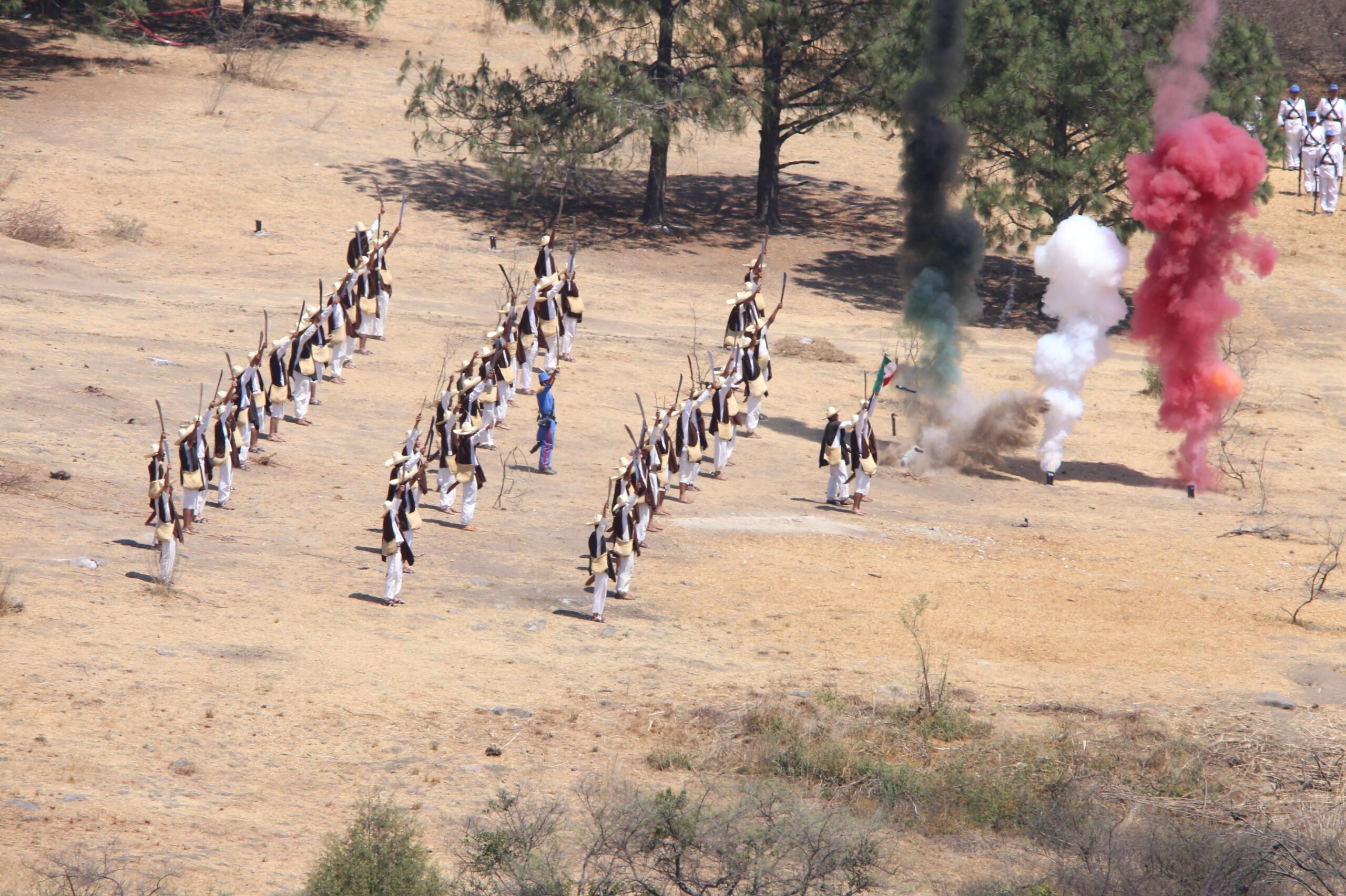 Armenta encabeza escenificación de la Batalla del 5 de Mayo