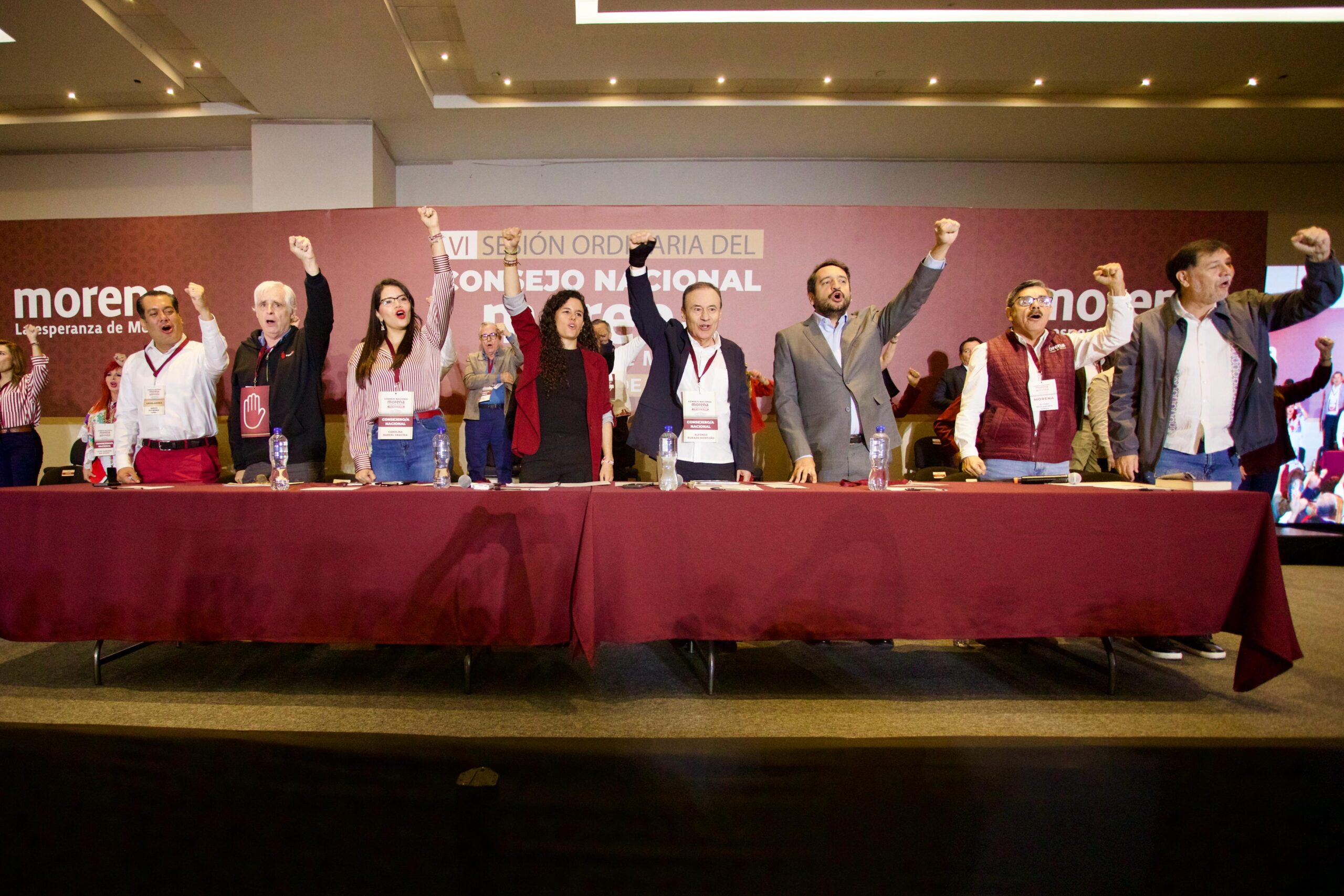 Luisa Alcalde revela carta de Sheinbaum en consejo nacional de Morena