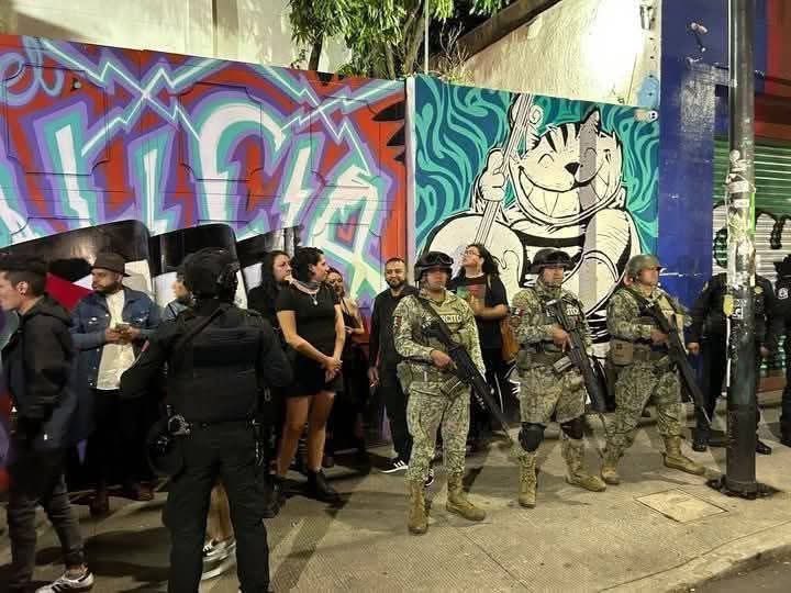 Militares desalojaron multiforo Alicia la noche del viernes