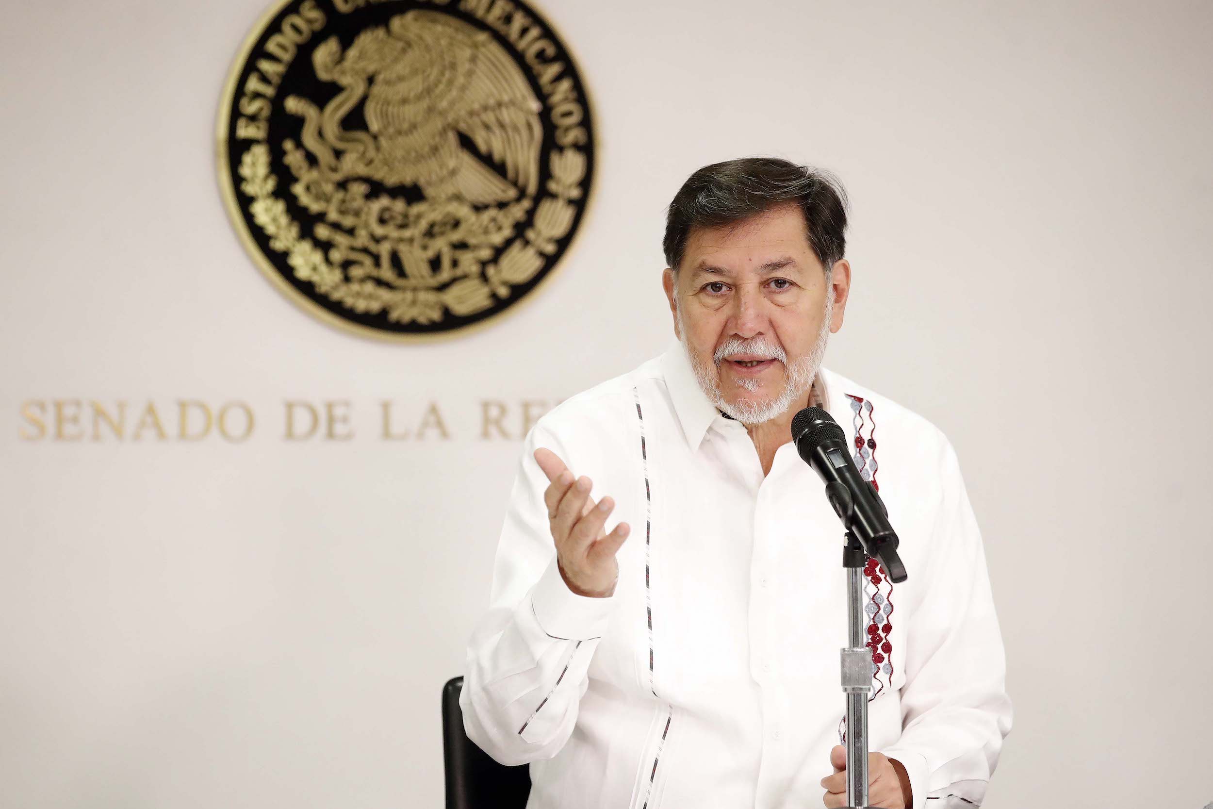 Noroña confirma que viajará a EU para dialogar sobre remesas